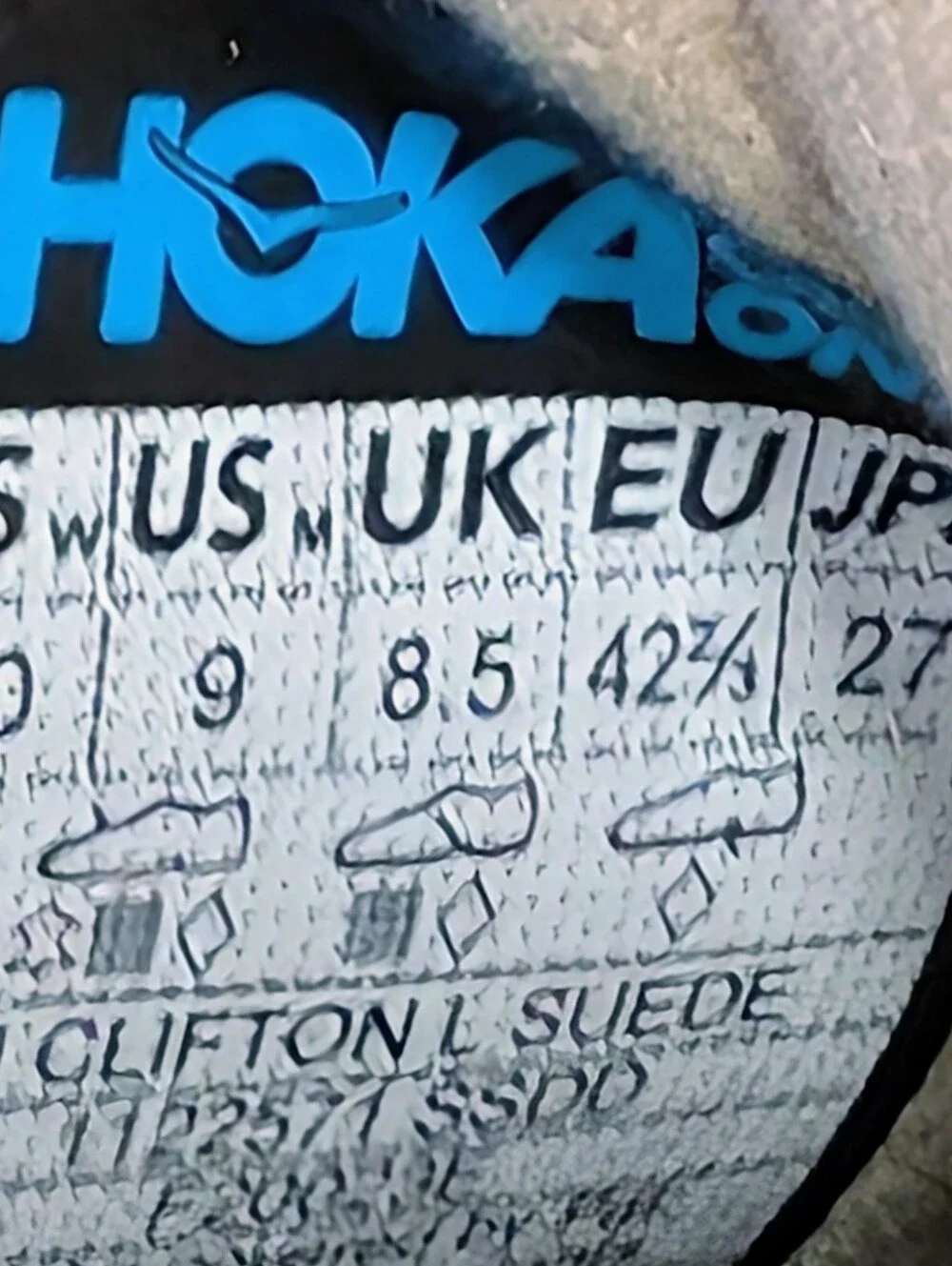 Hoka Clifton L Suede Shoes in Eggnog